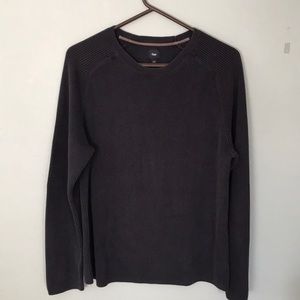 Gap Navy Blue striped men’s cotton sweater size large